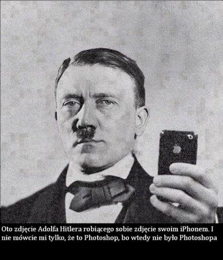 Adolf, photoshop, iPhone