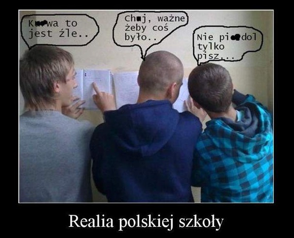 Realia polskiej szkoły