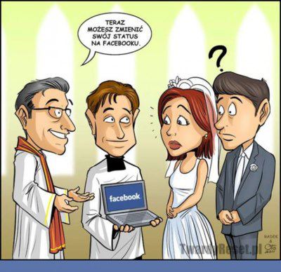 ślub, status, facebook