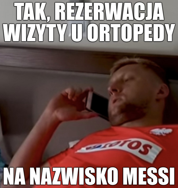 Tak, rezerwacja wizyty u ortopedy na nazwisko Messi – Kamil Glik